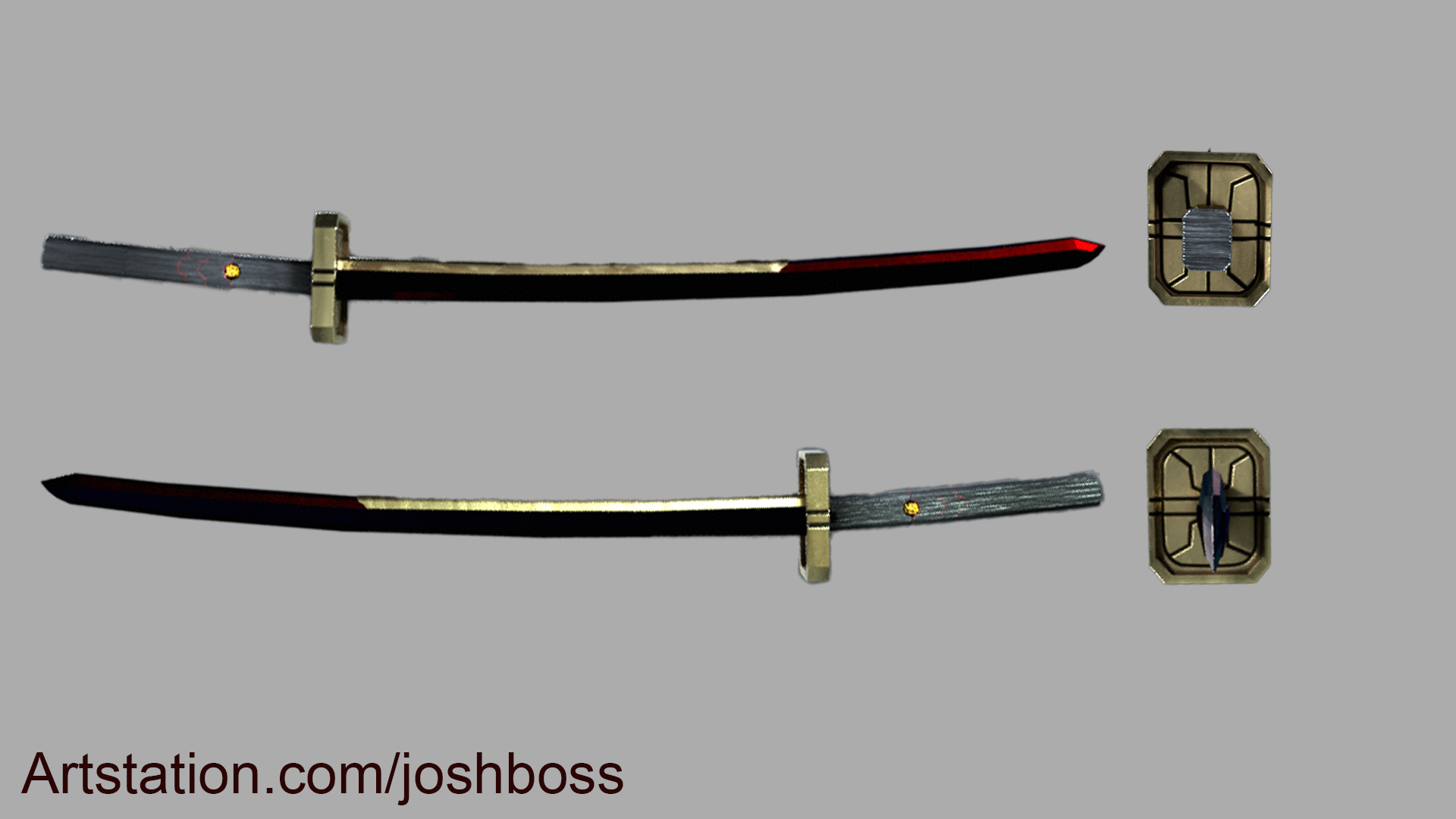 Danganronpa Katana — Stylized Prop
